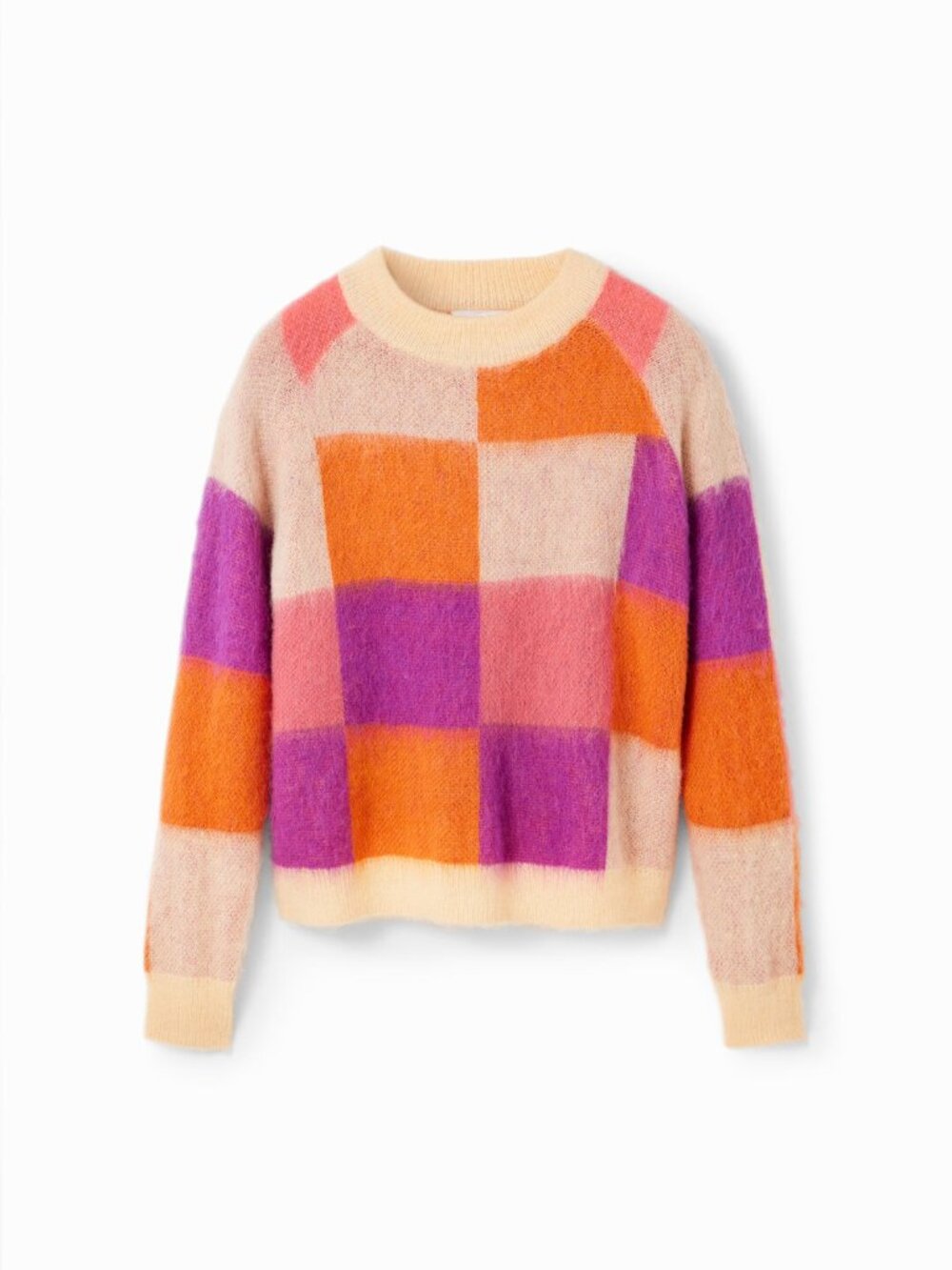 Desigual Check Jacquard Pullover